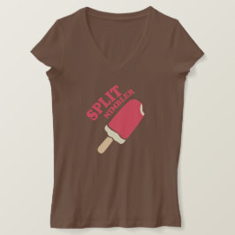 Camiseta Dividir borbulhador sorvete de verão fraturação de