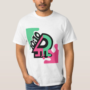 Camiseta Dividir Colorido