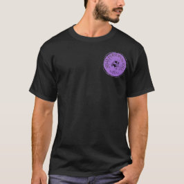 Camiseta Dividir Personalidades com faixas de cores