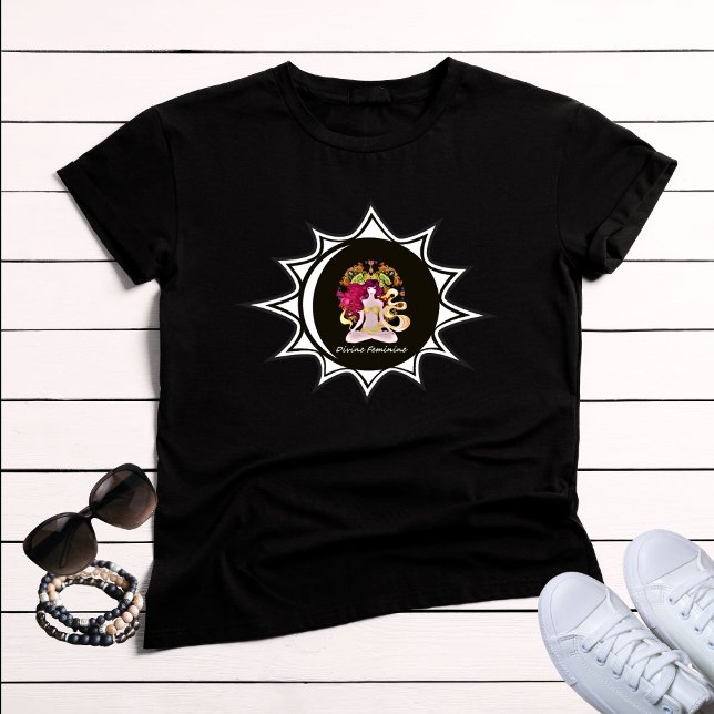 Camiseta Divina Feminina Sagrada Mandala (Criador carregado)