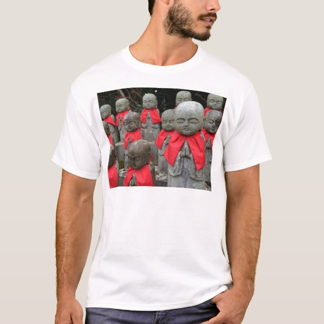 Camiseta Divindade Protetora de Crianças ao Estilo Japonês  (Frente)