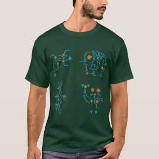 Camiseta divine beasts blue friend