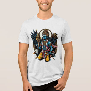Camiseta Divine Guardian: Vishnu e Garuda