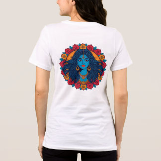 Camiseta Divine Hindu Goddess Kali Mandala Art - Powerful  