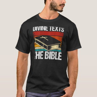Camiseta Divine Texts The Bible Backprint Bible