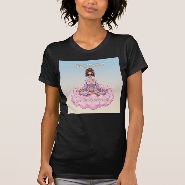 Camiseta Divinely Unbothered – Inner Peace Is the New Flex  (Frente)