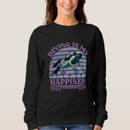 Camiseta diving is my happiness