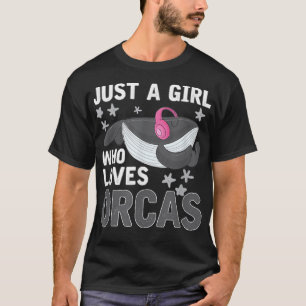 Camiseta Diving Orca Cute Whale Women Girls Gift Orca 