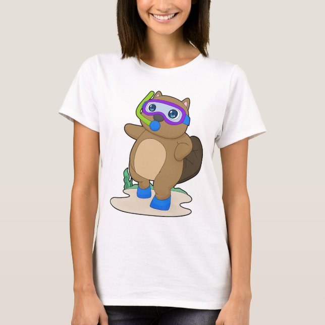 Camiseta Diving Snorkel Diving Castor (Frente)