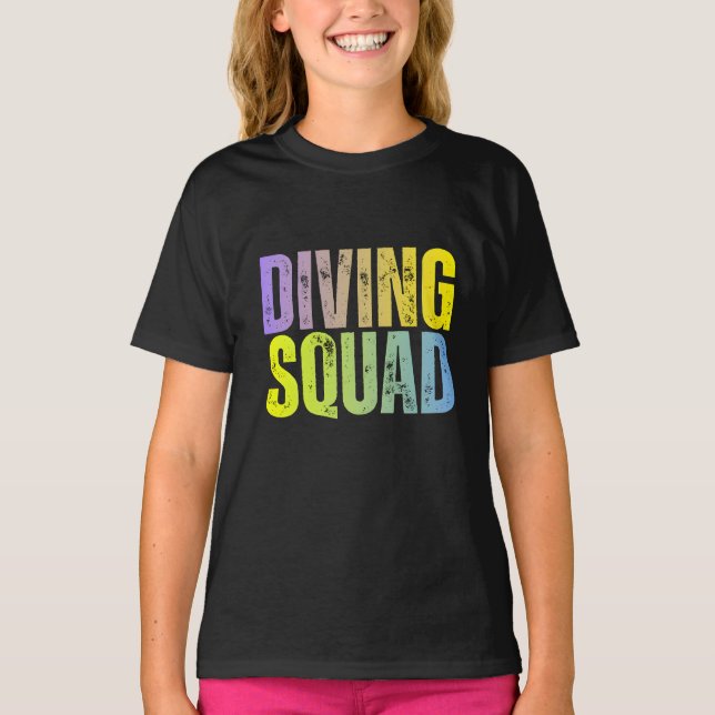 Camiseta diving squad (Frente)