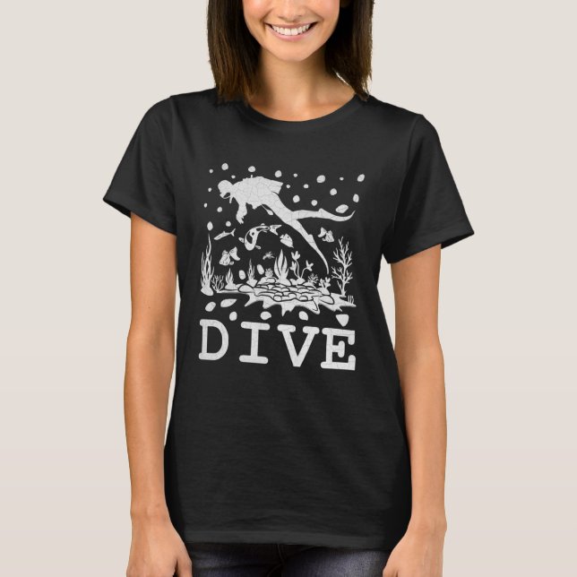 Camiseta Diving under Water Scuba Dive Scuba Diver Scuba Di (Frente)