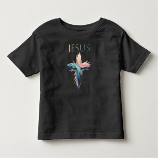 Camiseta Divino Brushstrokes: A Cruzada Artífica de Jesus