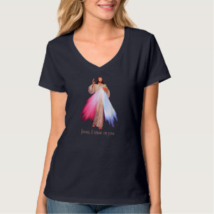 Camiseta Divino Compaixão Jesus, confio em você