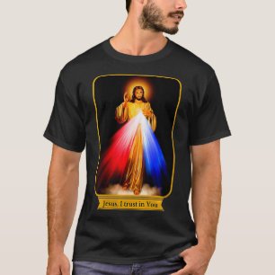 Camiseta Divino Compaixão Jesus Confio Em Você Católico VNe