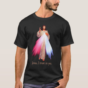 Camiseta Divino Compaixão Jesus Eu Confio Em Você