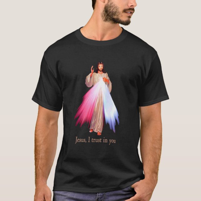 Camiseta Divino Compaixão Jesus Eu Confio Em Você (Frente)