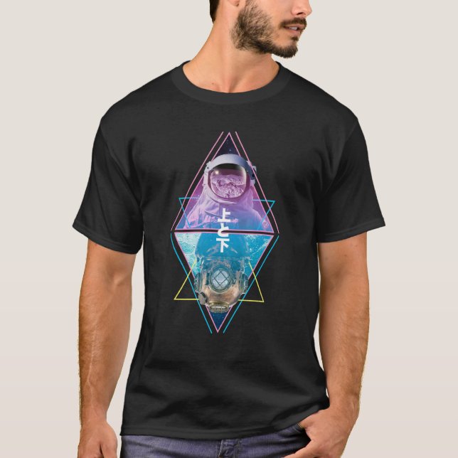 Camiseta Divino De Captura De Capacete Espacial Astronauta  (Frente)