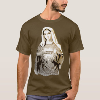 Camiseta Divirta-se com a Mary DOURADA