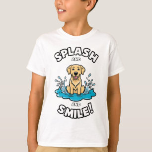 Camiseta Divirta-se com Ouro de sorriso