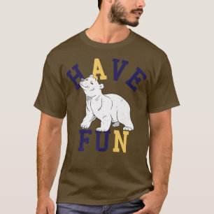 Camiseta Divirta-Se No Prêmio Do Urso Polar