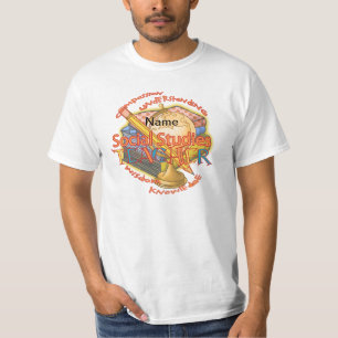 Camiseta Divisa do professor dos estudos sociais