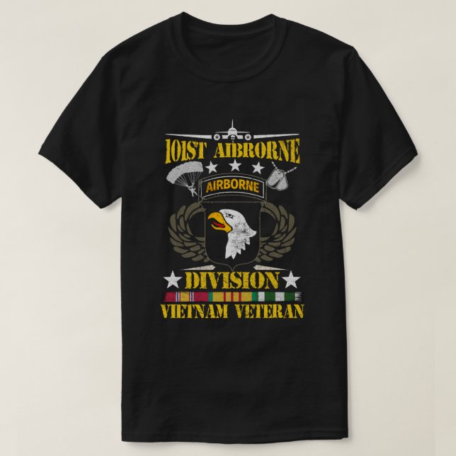 Camiseta Divisão de Aeronaves de 1010 Vietnã  (Frente do Design)