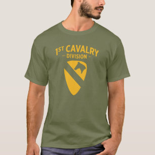 Camiseta Divisão de Cavalaria 1rua - Primeiro Crachá da Equ