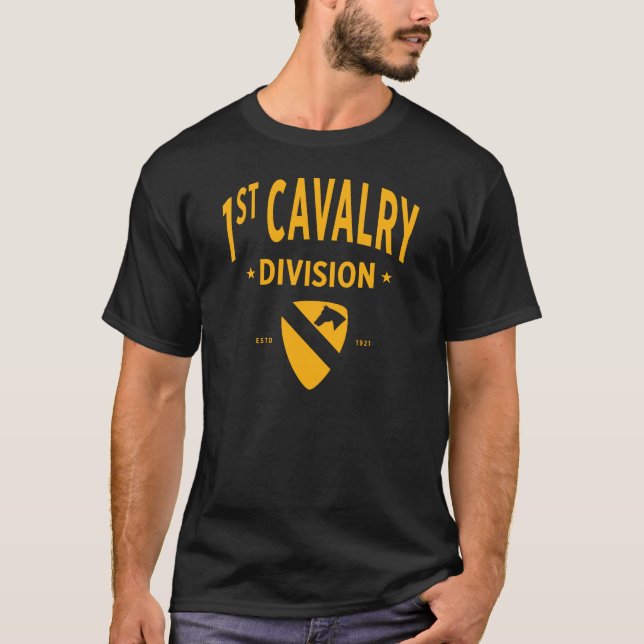 Camiseta Divisão de Cavalaria de 1rua - Primeira Equipe (Es (Frente)