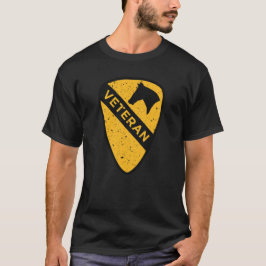 Camiseta Divisão de Cavalaria de 1rua - Veteran (Estados Un