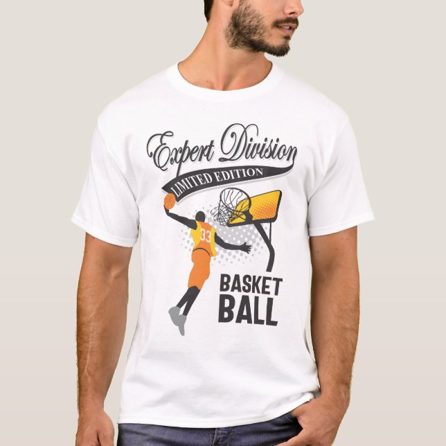 Camiseta Divisão de Especialistas em Basquete (Frente)