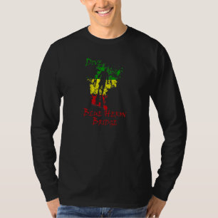 Camiseta Divisão de Férias da Flórida da ponte Dive Blue He