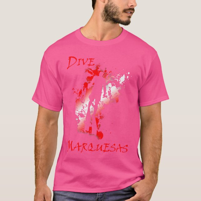 Camiseta Divisão de Férias das Ilhas Dive Marquesas (Frente)