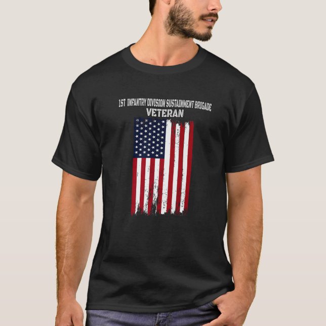 Camiseta Divisão de Infância de 1rua Brigada de Sustentação (Frente)