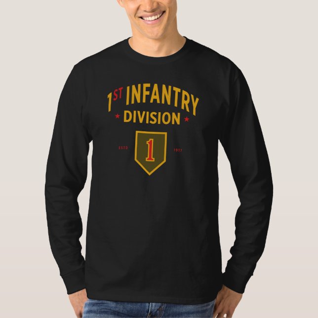 Camiseta Divisão de Infância de 1ruas - Militar dos Estados (Frente)