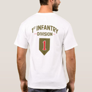 Camiseta Divisão de Infância de 1ruas T-Shi Militar dos E