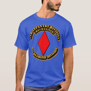 Camiseta Divisão de Infantaria 5 Divisão de Diamante Vermel