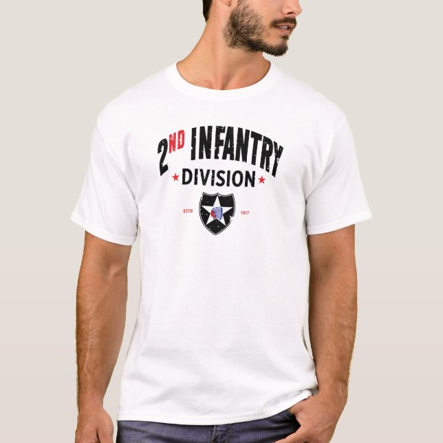 Camiseta Divisão de Infantaria do segundo "Indianhead" (Frente)