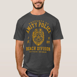 Camiseta Divisão de Praia da Polícia de Amity Island