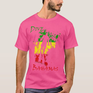Camiseta Divisão de Vacinação das Bahamas de Dive