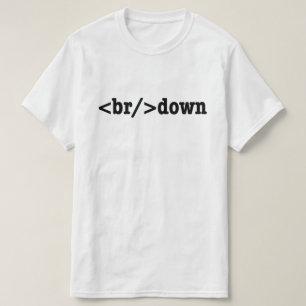 Camiseta divisão do código HTML