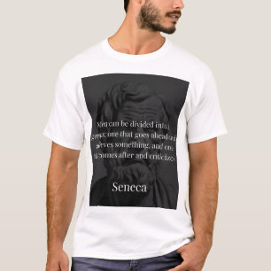 Camiseta Divisão do Seneca: Os Doers e os Críticos