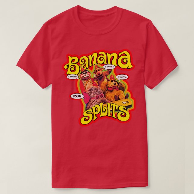 Camiseta Divisões de Banana (Frente do Design)