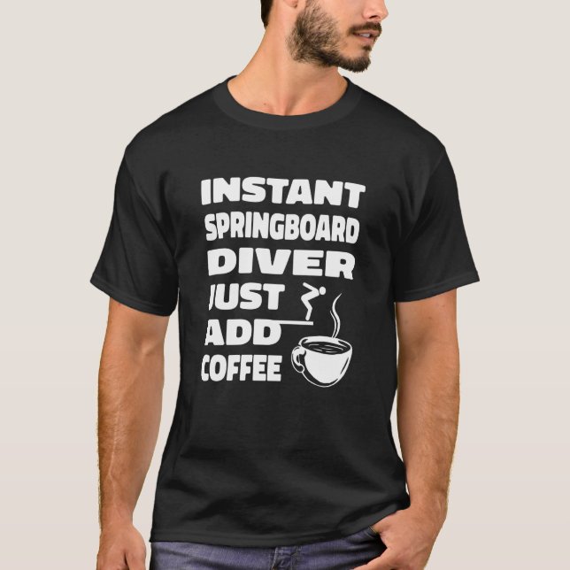 Camiseta Divisor de borda do café com driver de plataforma (Frente)