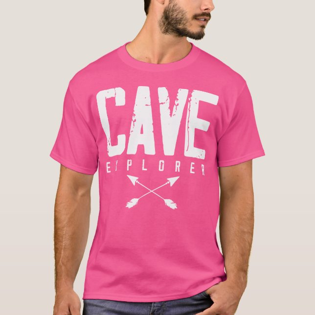 Camiseta Divisor de Dissipadores de Caverna do Cave Explore (Frente)