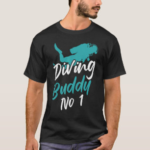 Camiseta Divisor de mergulho de mergulho de mergulho de mer