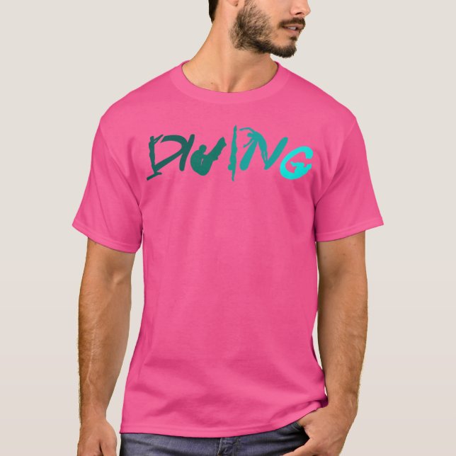 Camiseta Divisor de plataforma de mergulho de borda (Frente)
