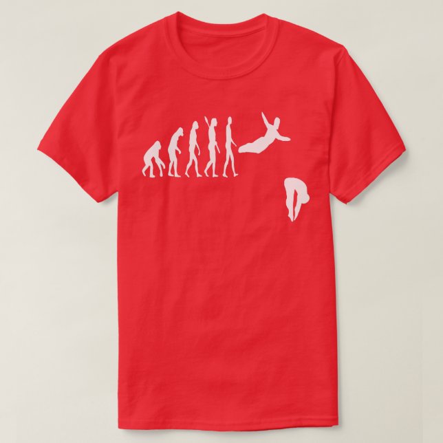 Camiseta Divisor de plataformas de unidade de evolução de d (Frente do Design)