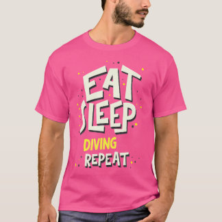 Camiseta Divisor de repouso repetir mergulho
