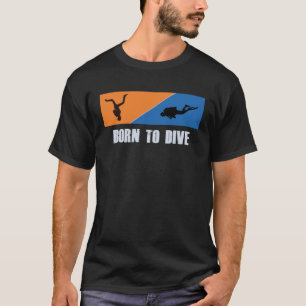 Camiseta Divisor de Skydiving Paraqueando Mergulhando Mergu