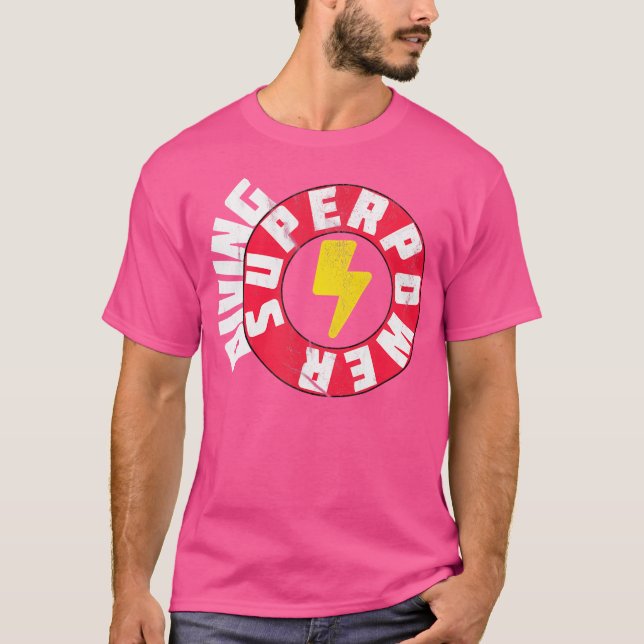 Camiseta Divisor de Superpotência Engraçado (Frente)